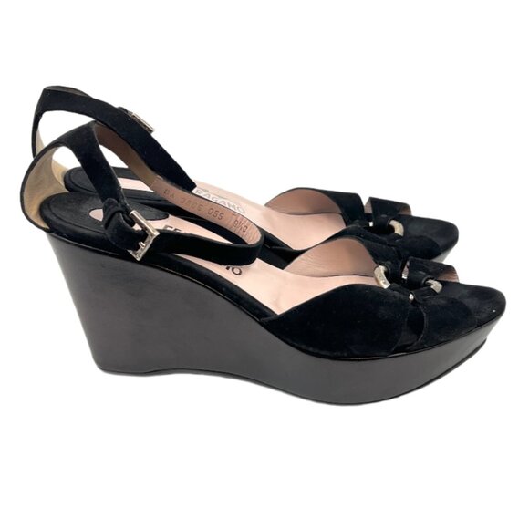 Salvatore Ferragamo Leather Platform Sandals - Picture 4 of 8